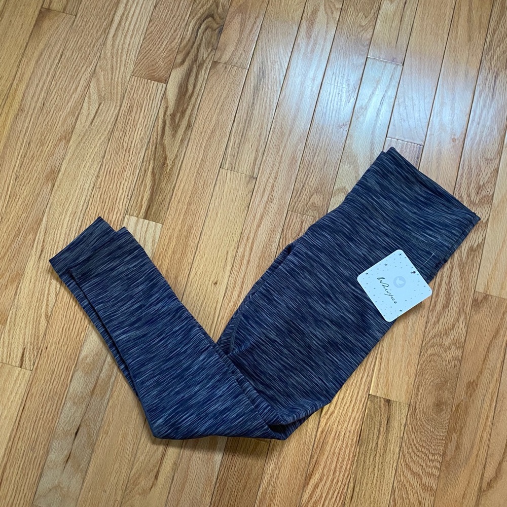 NWT Blue Spacedye Rebecca Leggings